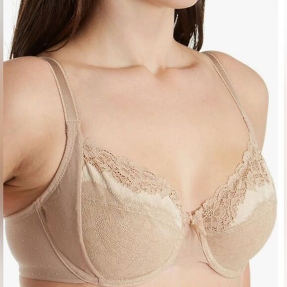 Wacoal Basic Benefits Unlined Full Figure Underwire Bra Sz 38C - Picture 2 of 10